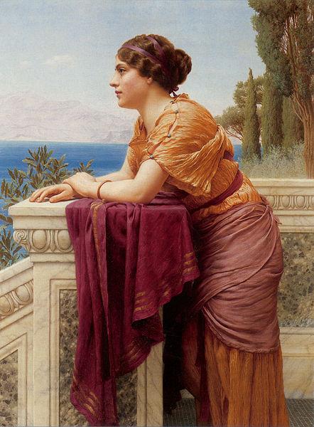 John William Godward Belvedere China oil painting art